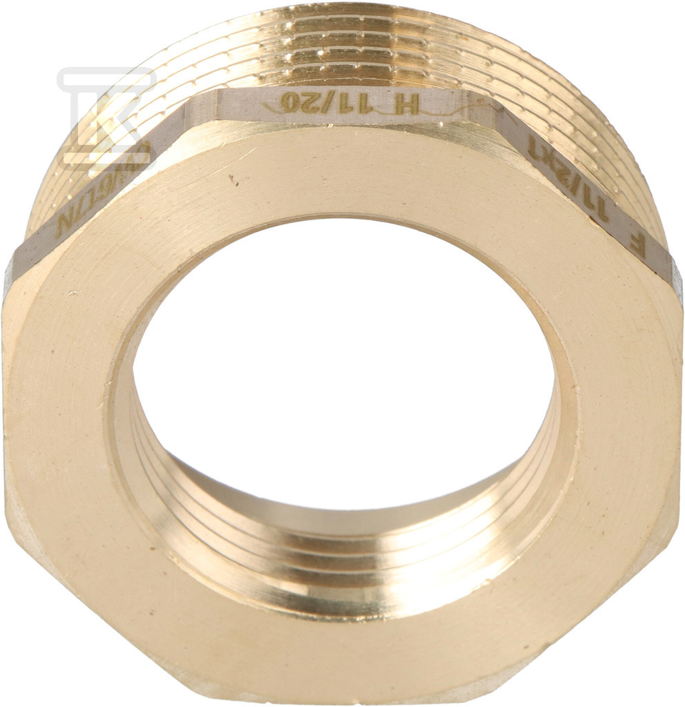 Brass reduction 6/4"x1" yellow - R07Z