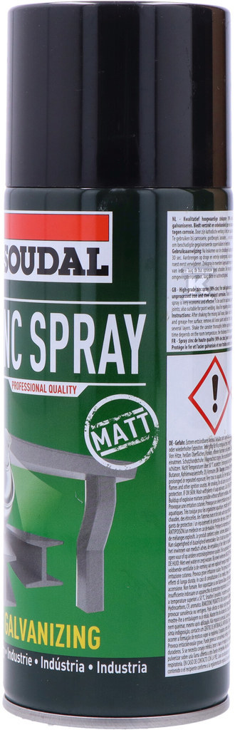 Spray de zinc 400ml anticoroziv, mat - 119713