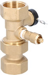 ASK quick coupler for expansion vessel with 2 x 1 "GW inspection valve