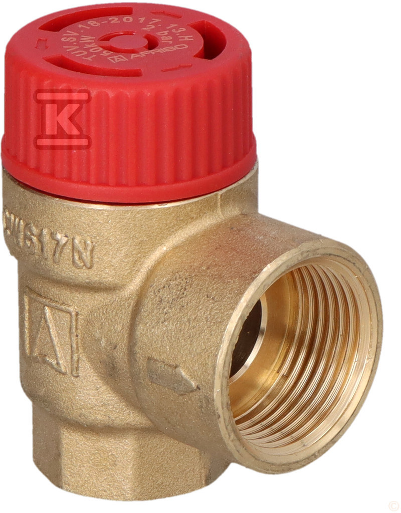 Safety valve MS 1/2"x3/4" 2 bar for - 42375