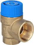 MSW safety valve 1/2"x3/4" 10 bar for domestic hot water installations