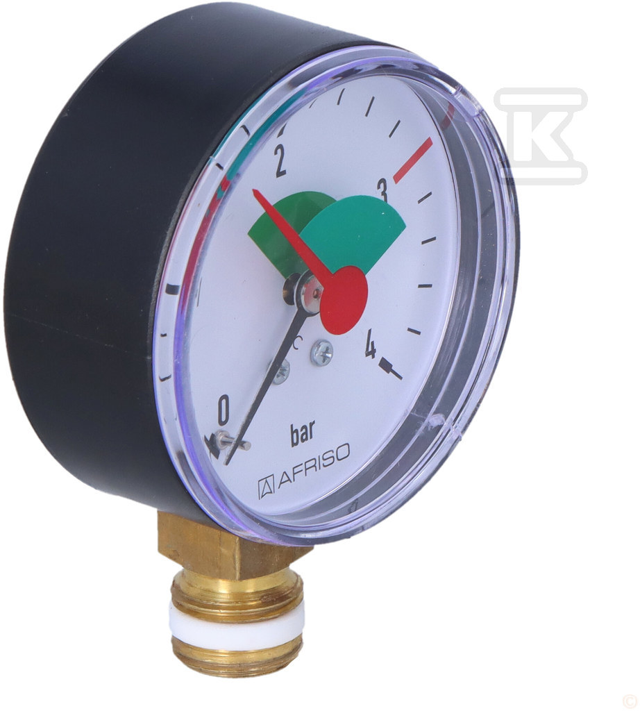 Heizungsmanometer HZ 63 RAD, fi 63 mm, - 63910