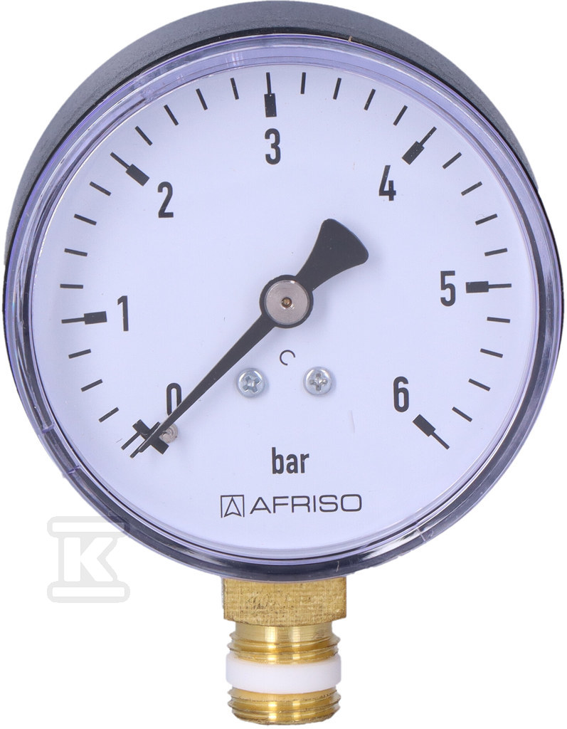 Манометр тепловий RF 63 RAD, fi 63 мм, - 63513