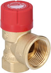 Safety valve for PRESCOR central heating systems, connection GW 3/4", 3 bar