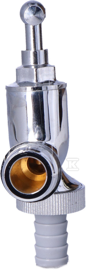 Відвідний кран 1/2" хром з - 034050699