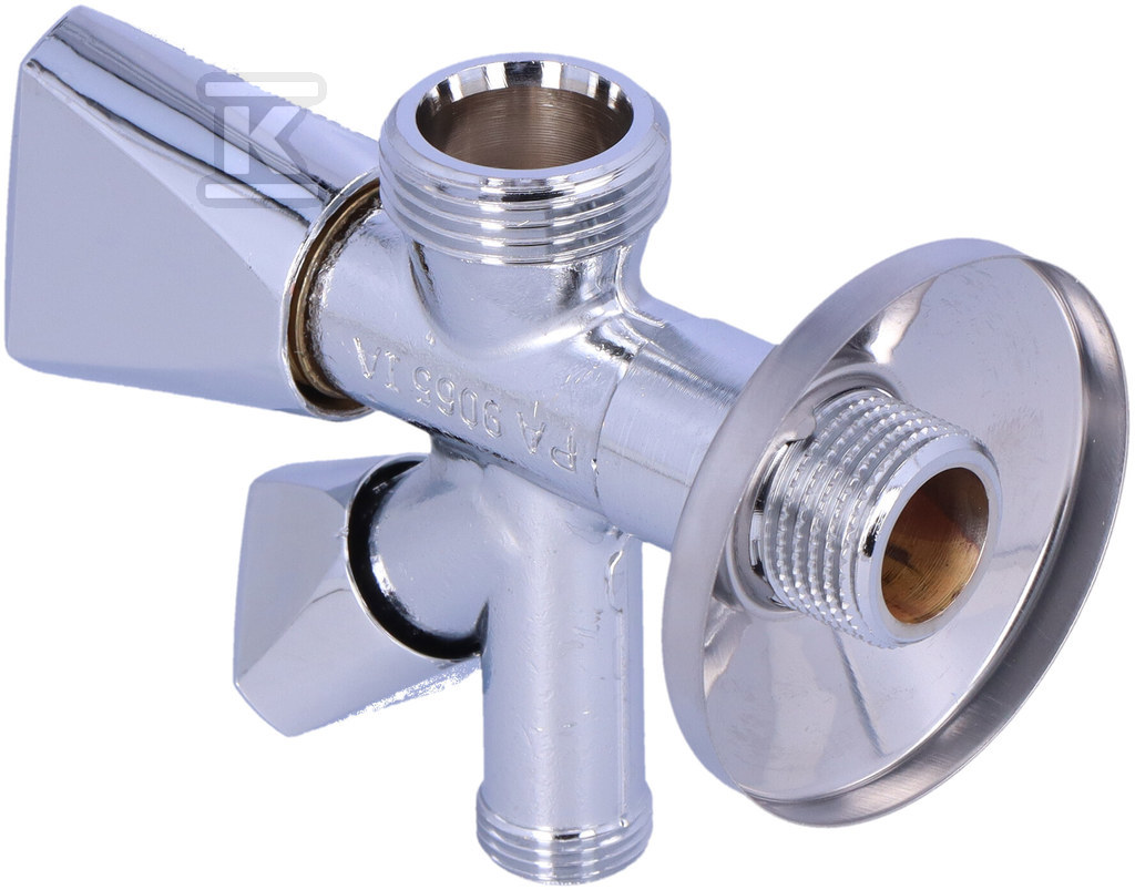 Кран комбінований кутовий 1/2" хром - 970160000