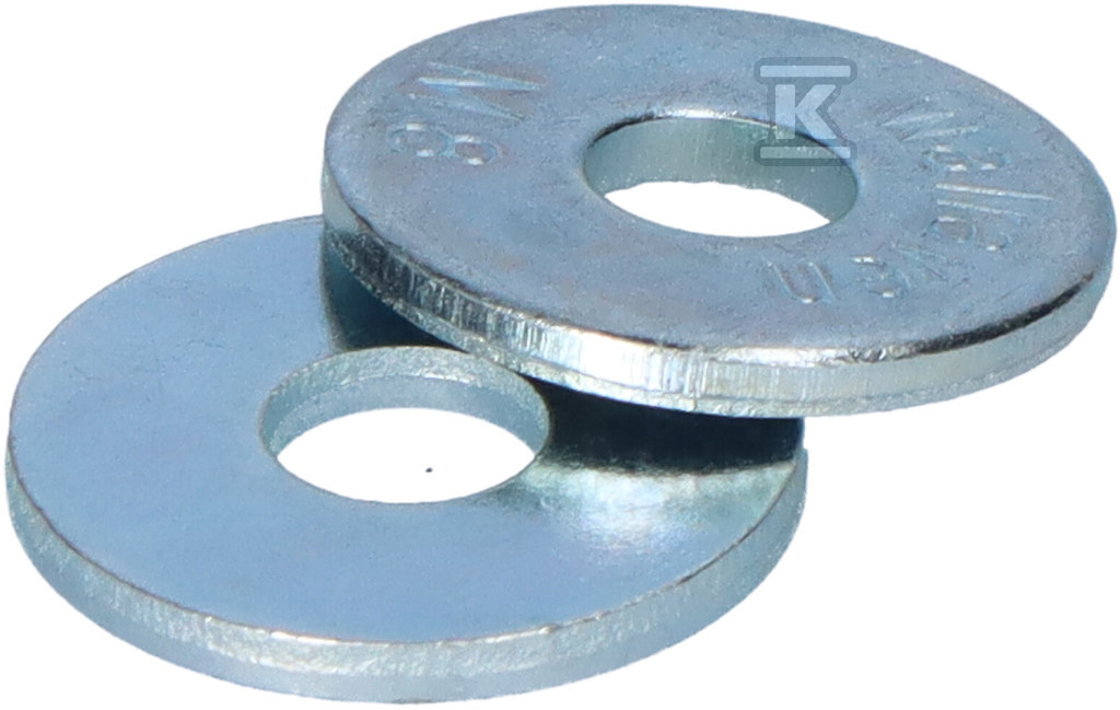 BIS, steel washer, round, flat 8X25mm, - 6533308