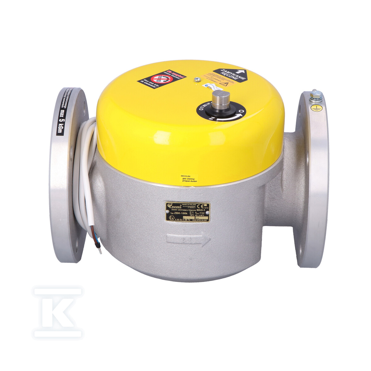 Засувка MAG-3/DN65 Засувка, Ex, - MAG-3/DN65