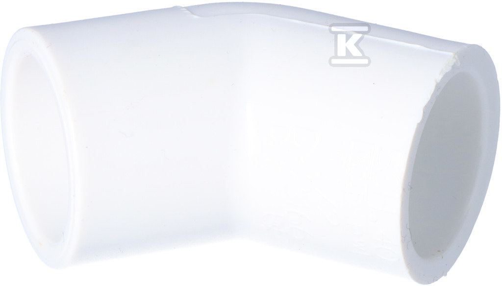 Könyök 45° KW/KW PVC-U 1/2" - 417-005