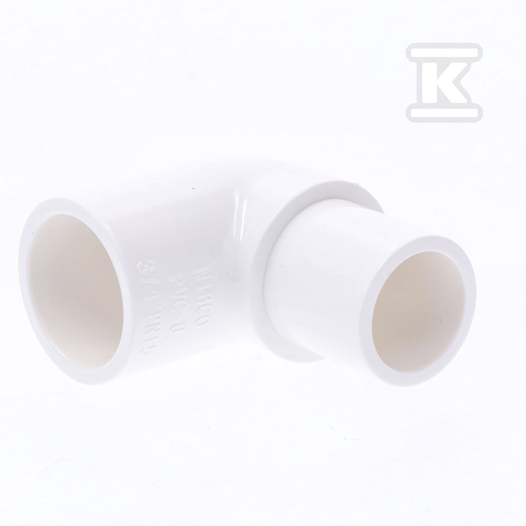 Mellbimbó könyök KW/KZ PVC-U 3/4" - 409-007