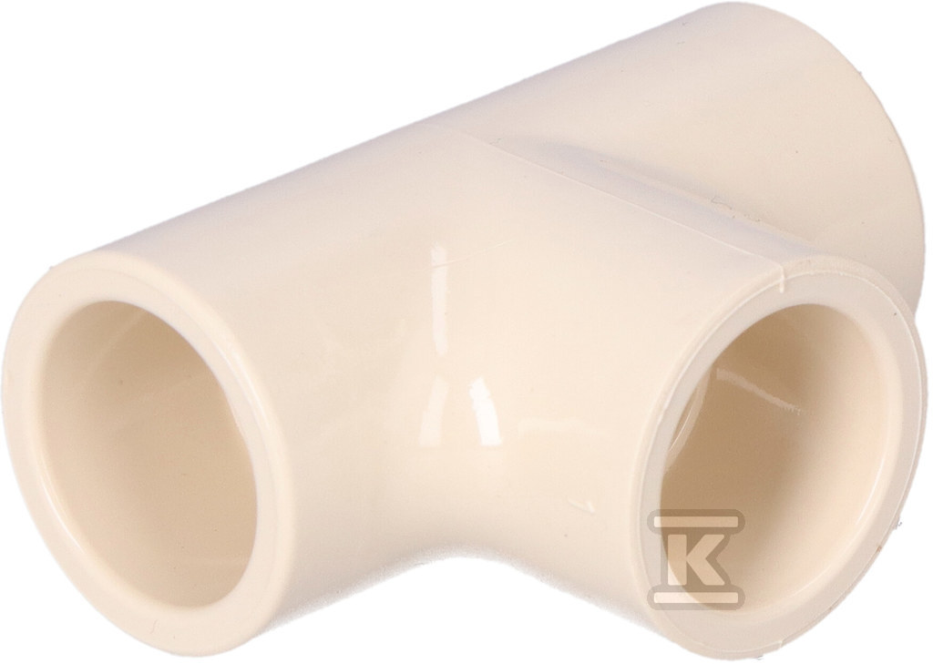 Trójnik równoprzelotowy KW/KW/KW PVC-C - 4711-005