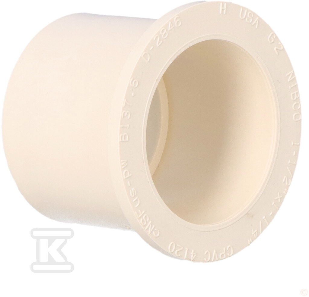 Redukční pouzdro KZ/KW PVC-C 1 1/2x1 - 4718-212