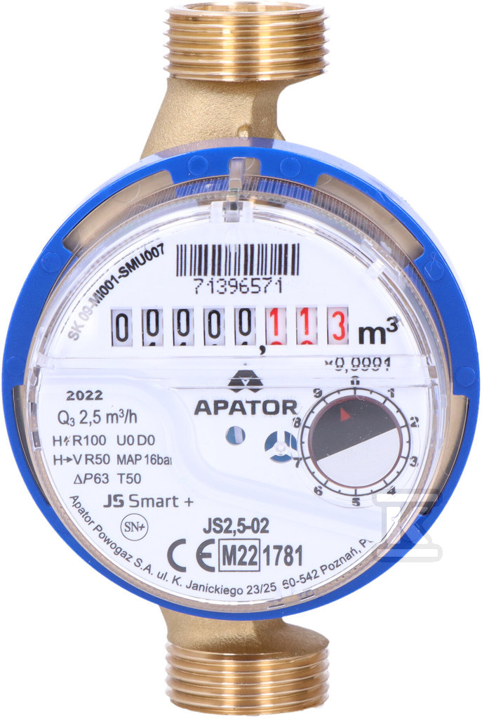 Лічильник води одноструминний SMART+ - 60-3162003-D76