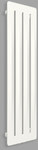 Radiateur décoratif AERO V 1200/325, puissance thermique (75/65/20) : 366W, entraxe : 50mm, type de raccordement : ZX, couleur : blanc RAL9016, dimensions [mm] : H=1200, L=325, P=45