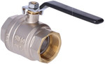 Nickel-plated ball valve with a gland and steel lever (DSt) (N-N version) TRYTON 1 1/2"