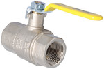 Nickel-plated gas ball valve with steel lever (DSt) ORION (version N-N) 1 "