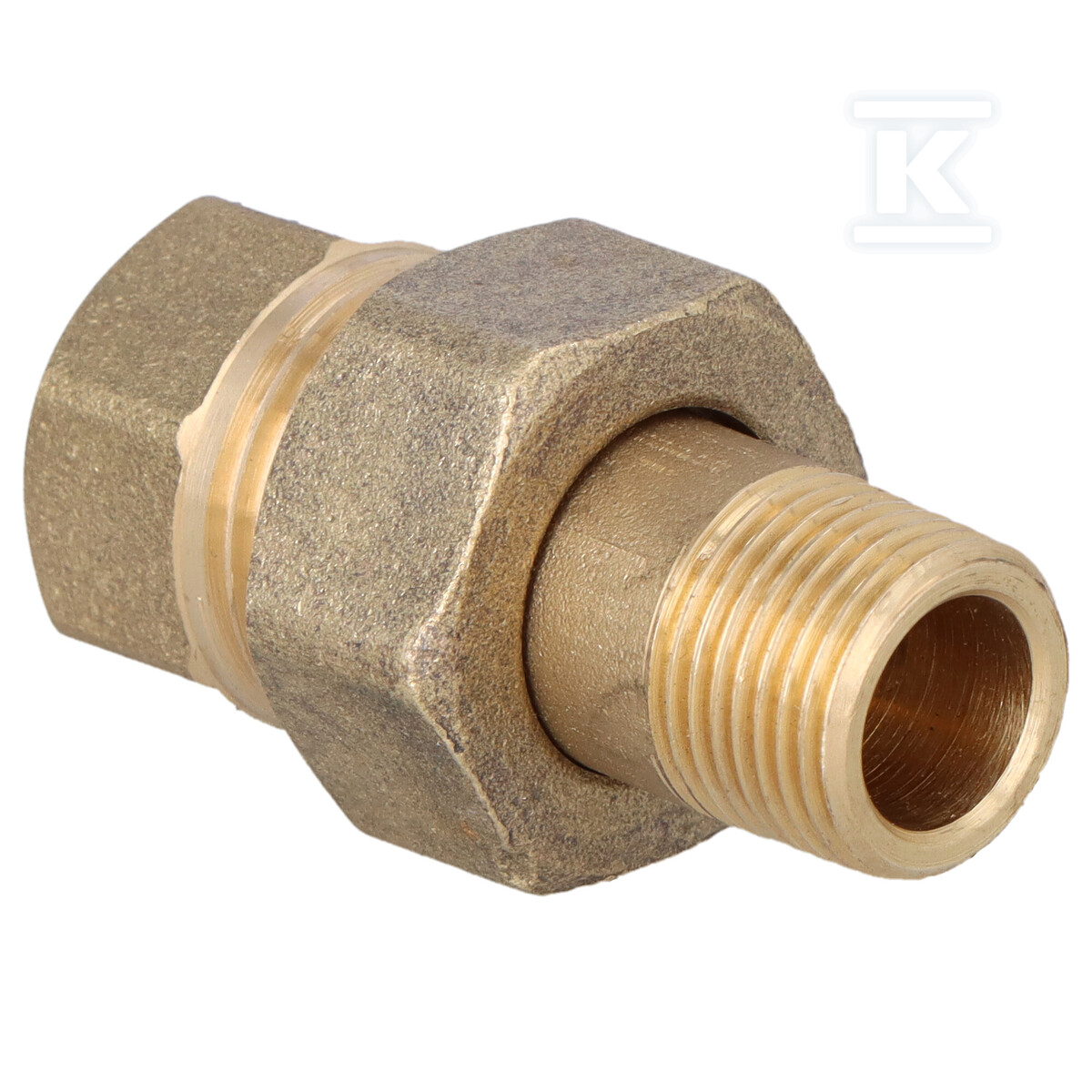 TWIST Flare прямий довгий 3/8" латунь - 4911010