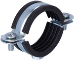 Metal clamp with an EPDM damping insert - complete 6/4" 47-51 OPAL