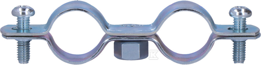 Подвійний металевий хомут - повний 1/2" - B-691385
