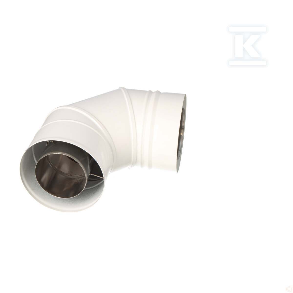 Коліно димоходу DN 80/125, 90 ° - SKKMK9080125