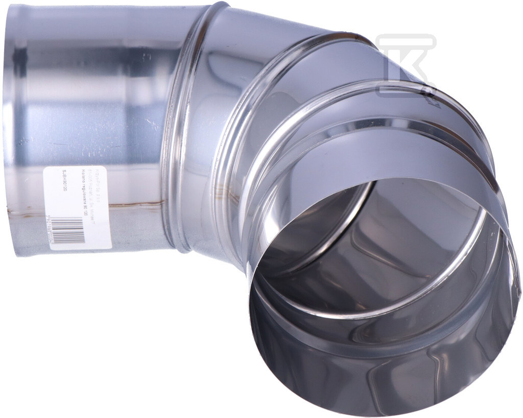 Коліно димоходу регульоване, DN 120, 90 - SJBK90120