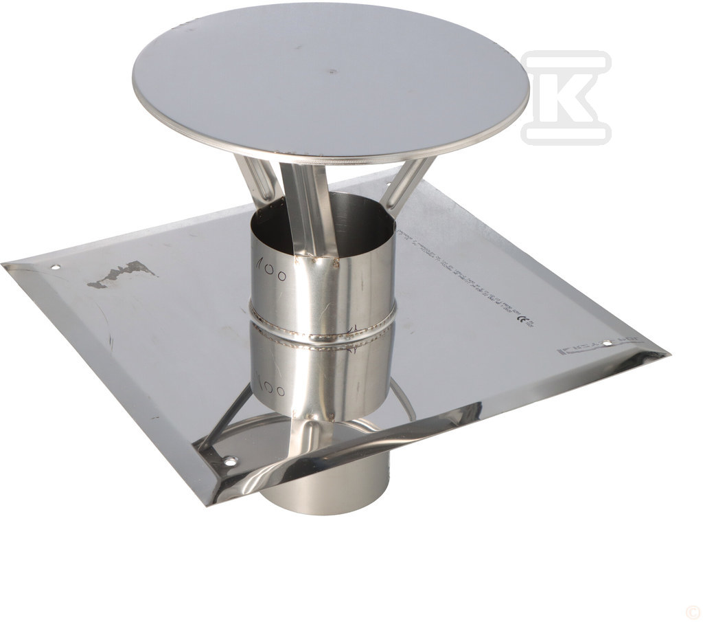 Roof plate with umbrella DN 100 for - SJBPZP100