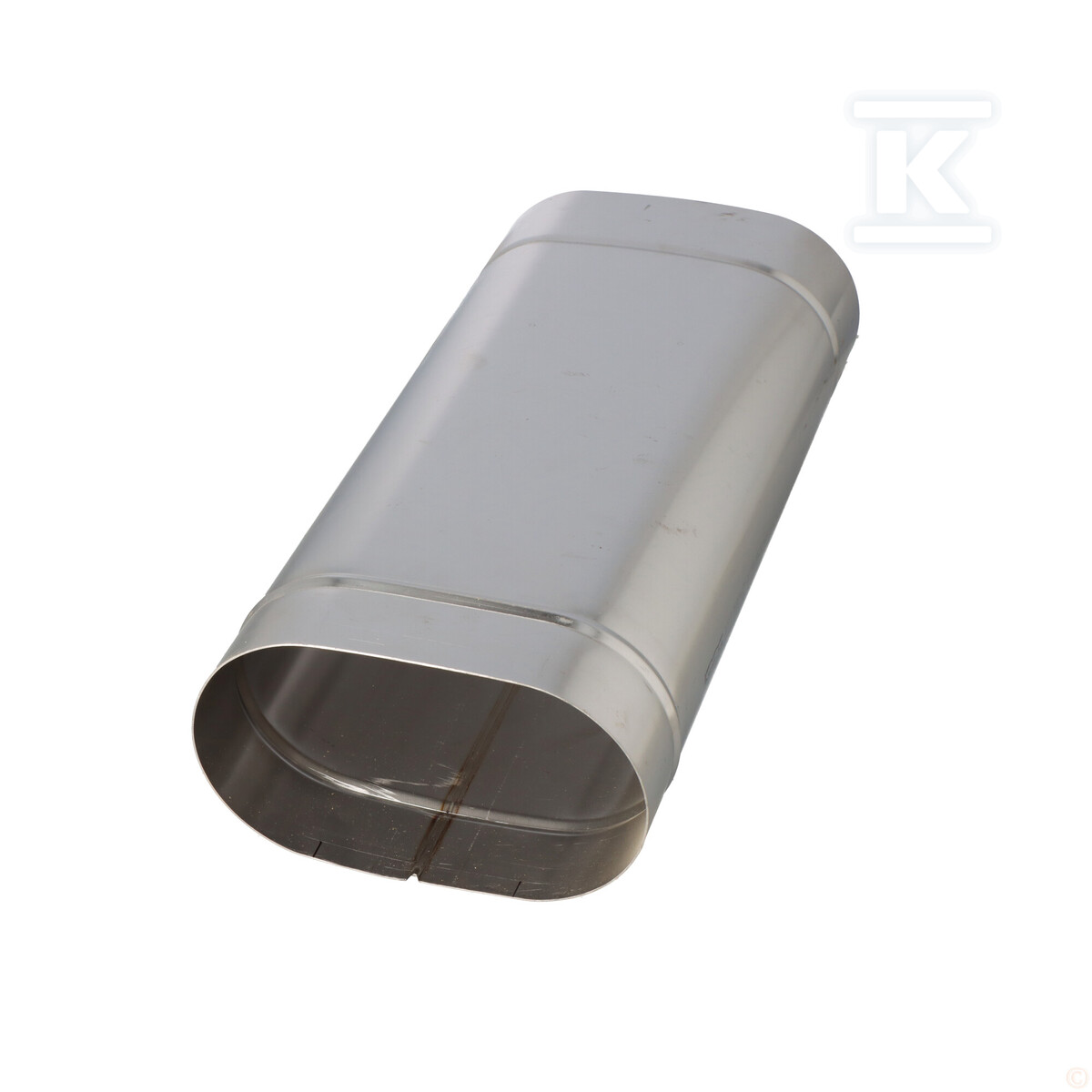 Труба димохідна 120/220, L = 500 овал - SJO0,8RP50012X22