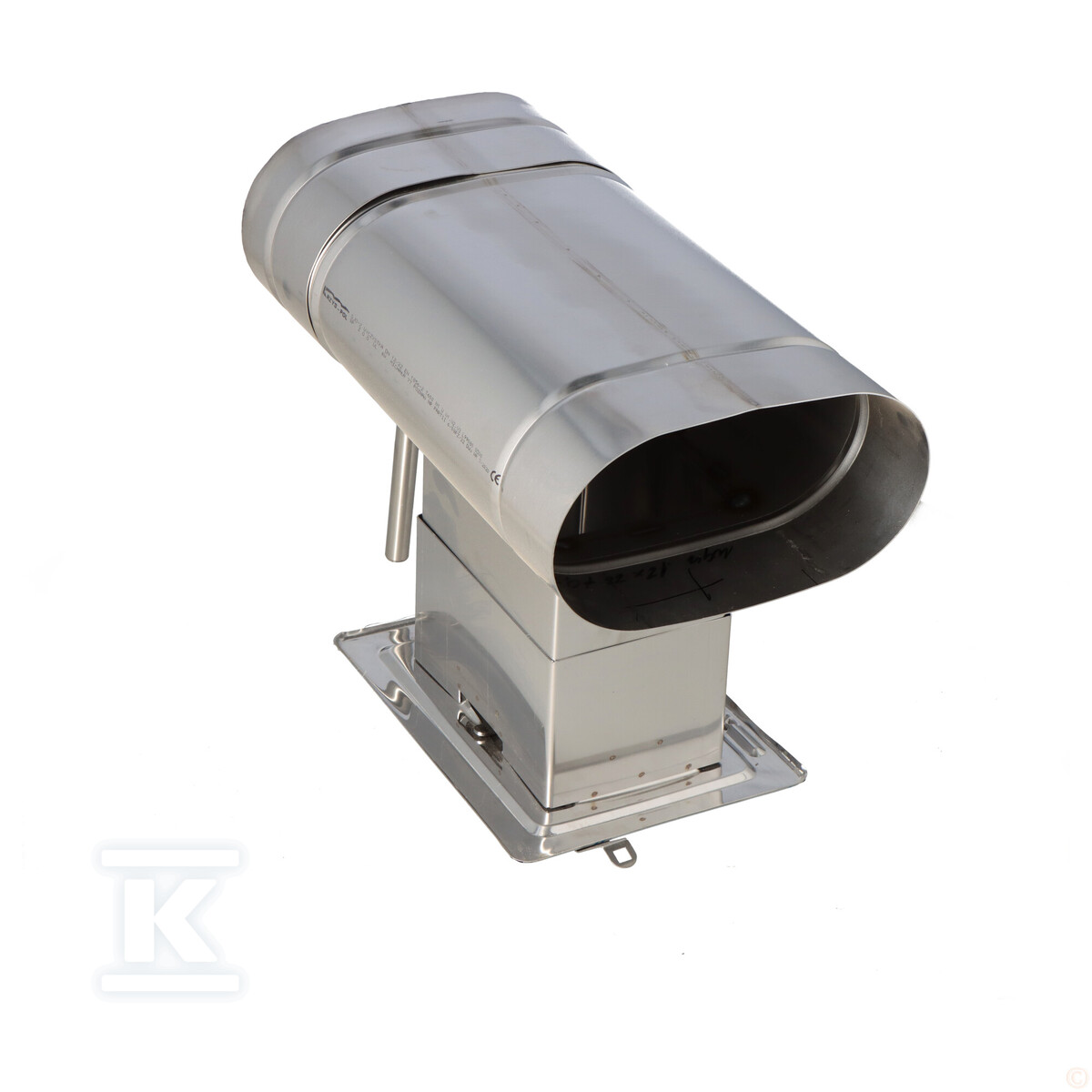 Димохід з дверцятами 120/220 овальний - SJO0,8WD12X22
