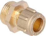 Straight connector, STANDARD 12 x 1/2 CONEx