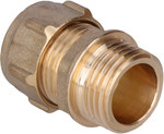 Straight connector, STANDARD 15 x 1/2 CONEx