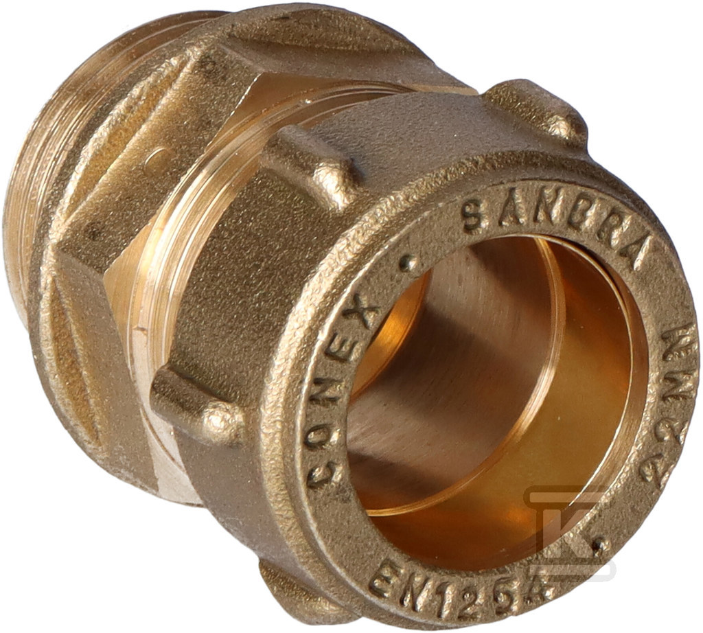 Straight connector, STANDARD 22 x 3/4 - G041020302--