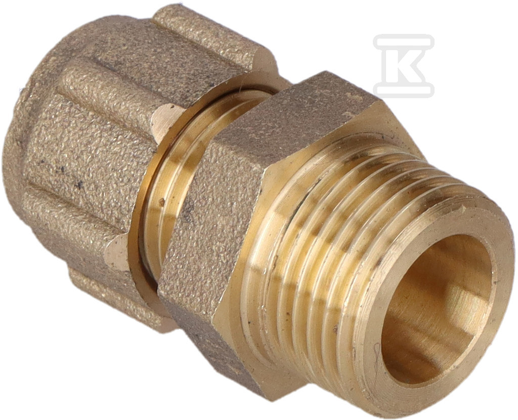 Прямий роз'єм, DZR 10 x 3/8 CONEx - C025020302--
