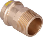 Niplu adaptor, filet interior, 28 x 1 bronz B Press Gas