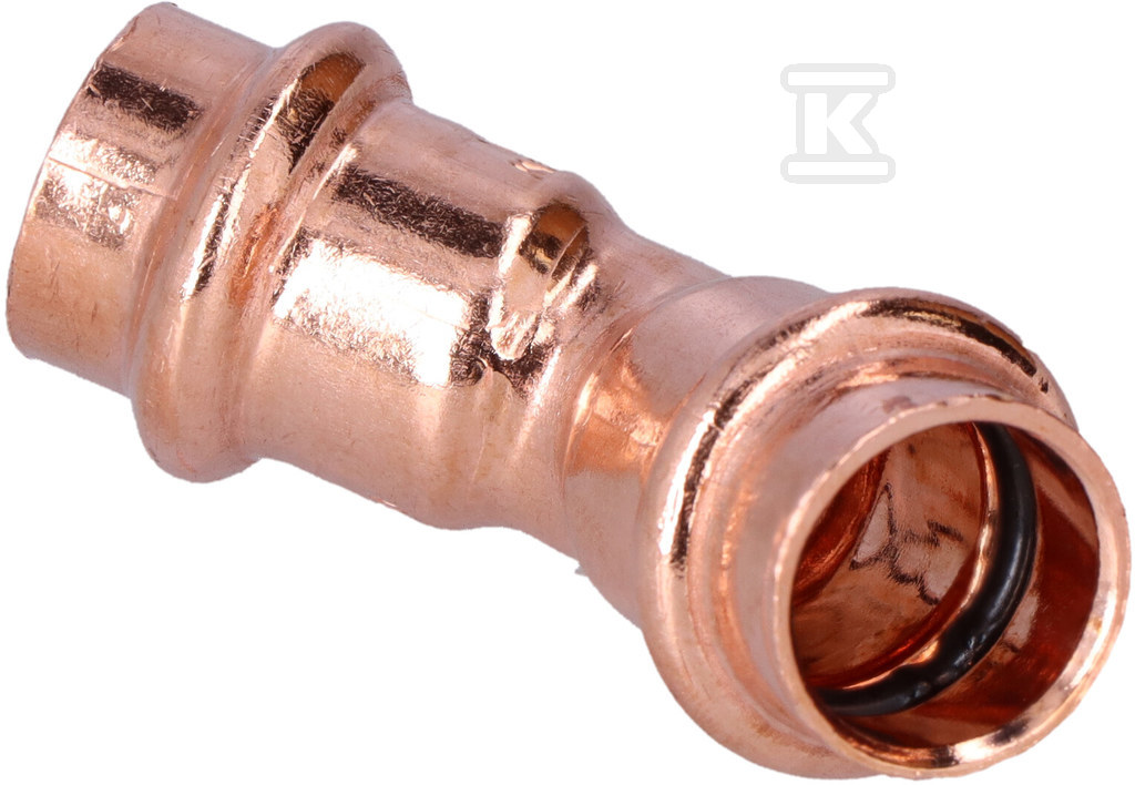 Відгин подвійний, 45 ° 15 CU B Press - P5041 01500000