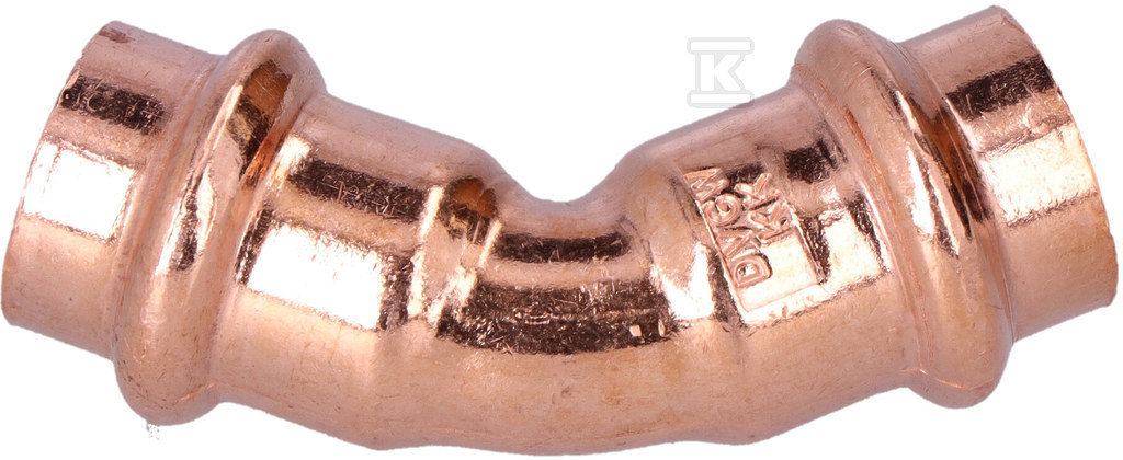Відгин подвійний, 45 ° 15 CU B Press - P5041 01500000