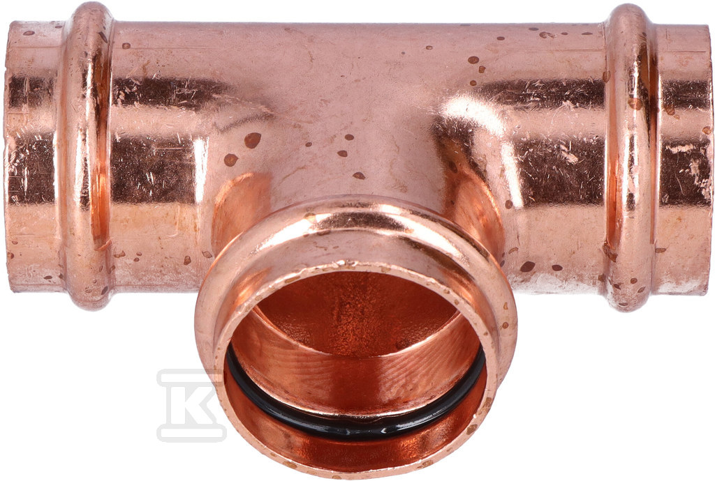 Рівний трійник 35 CU B Press - P5130 03535035