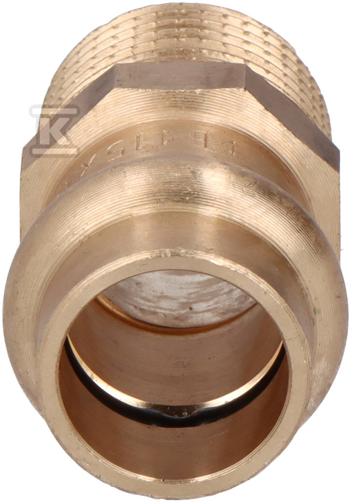 Transition nipple, GZ, 15x1/2 bronze B - P4243G01504000