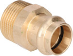 Niplu adaptor, filet interior, 22x1 bronz B Pres