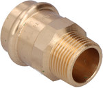 Niplu adaptor, filet interior, 28x3/4 bronz B Press