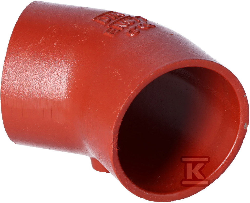 Коліно чавунне SML 80/45 (сірий чавун - 13875