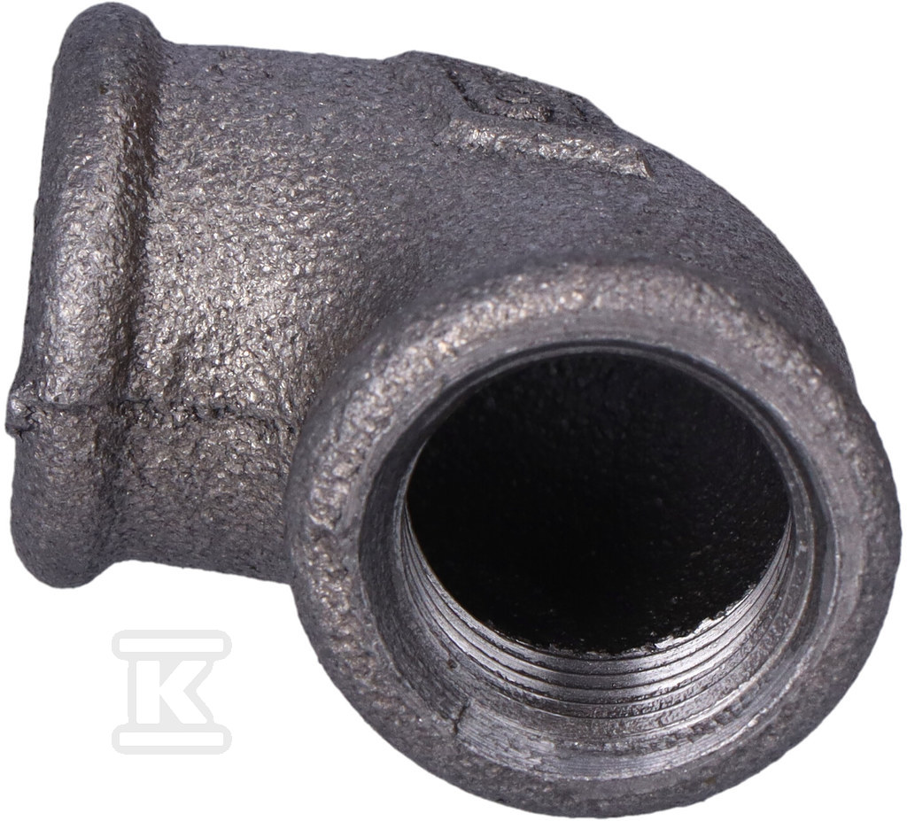 1/2 "чорне жіноче коліно A1, NR 6, NO - 90-4S