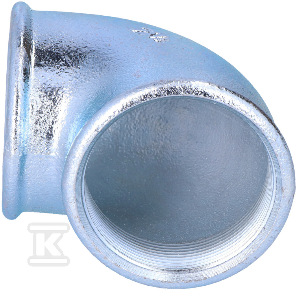 Коліно 2,5" жіноче, оцинковане А1, NR - 90-10V