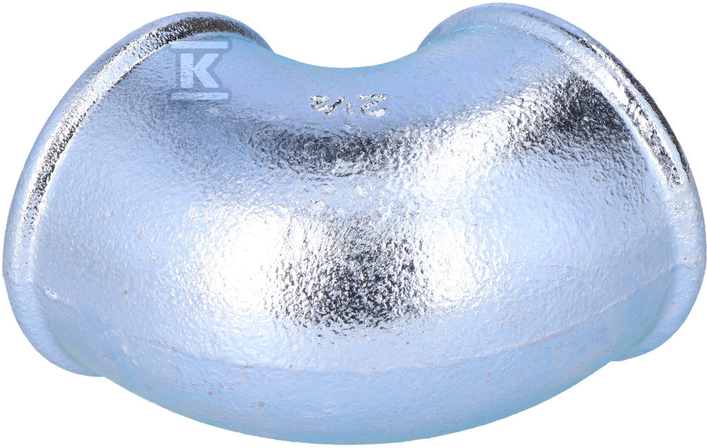 Коліно 2,5" жіноче, оцинковане А1, NR - 90-10V