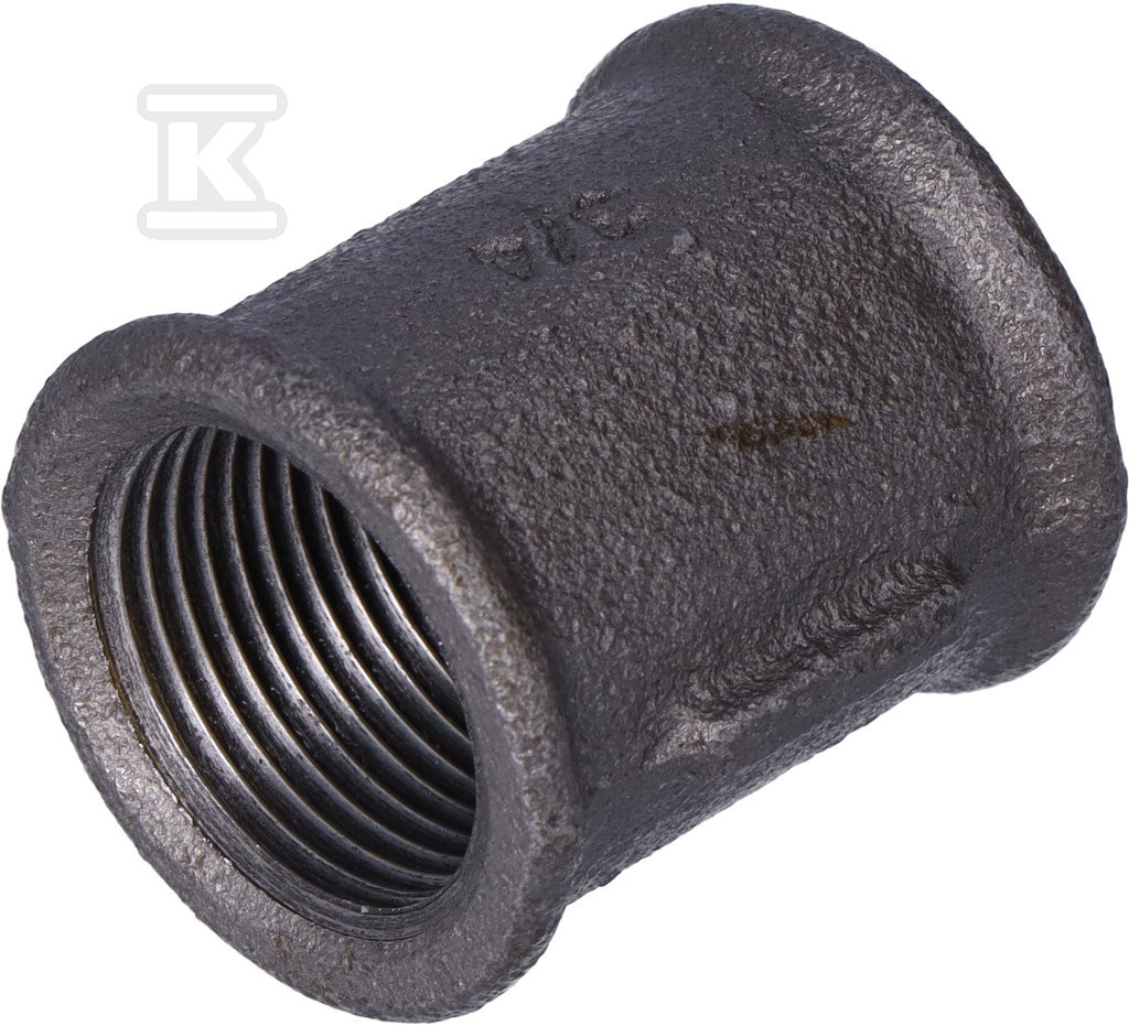 Гайка рівнопрохідна 3/4" чорна M2, NR - 270-5S