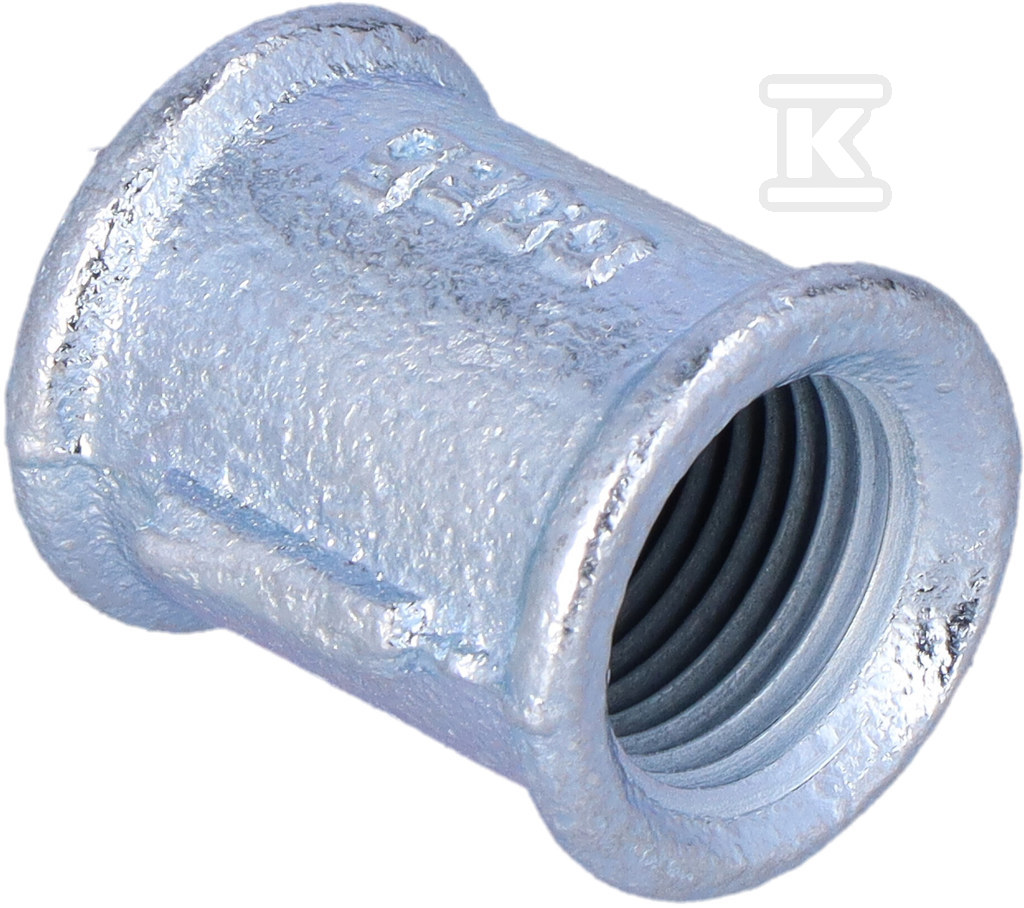 Equal nut sleeve 1/2" galvanized M2, NR - 270-4V