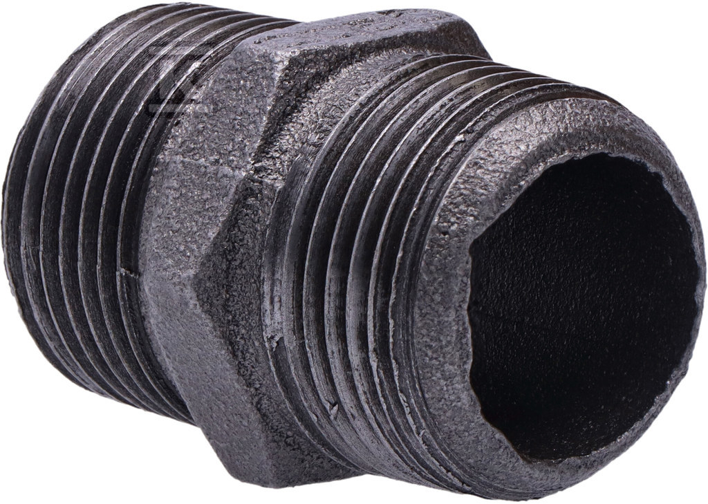 1 "black equal thread nipple N8, NR 38, - 280-6S