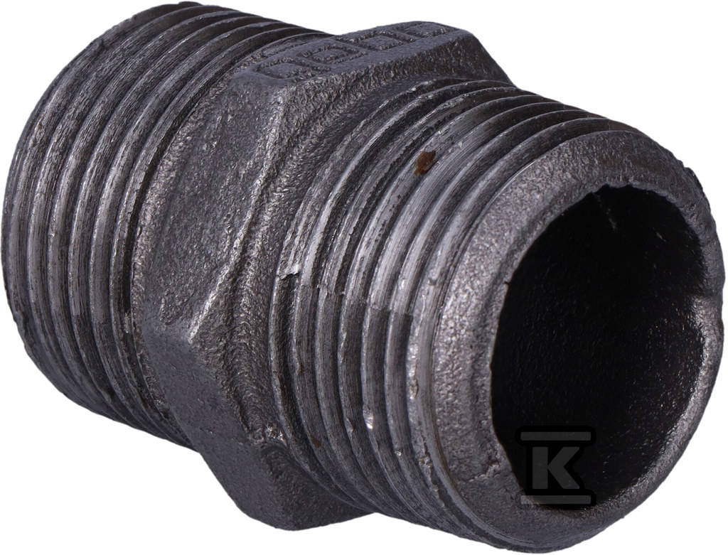 Mamelon drept 5/4" negru N8, NR 38, NR - 280-7S