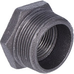 Nut-nut reduction 6/4X1" black N4, NR 45, NR 241R