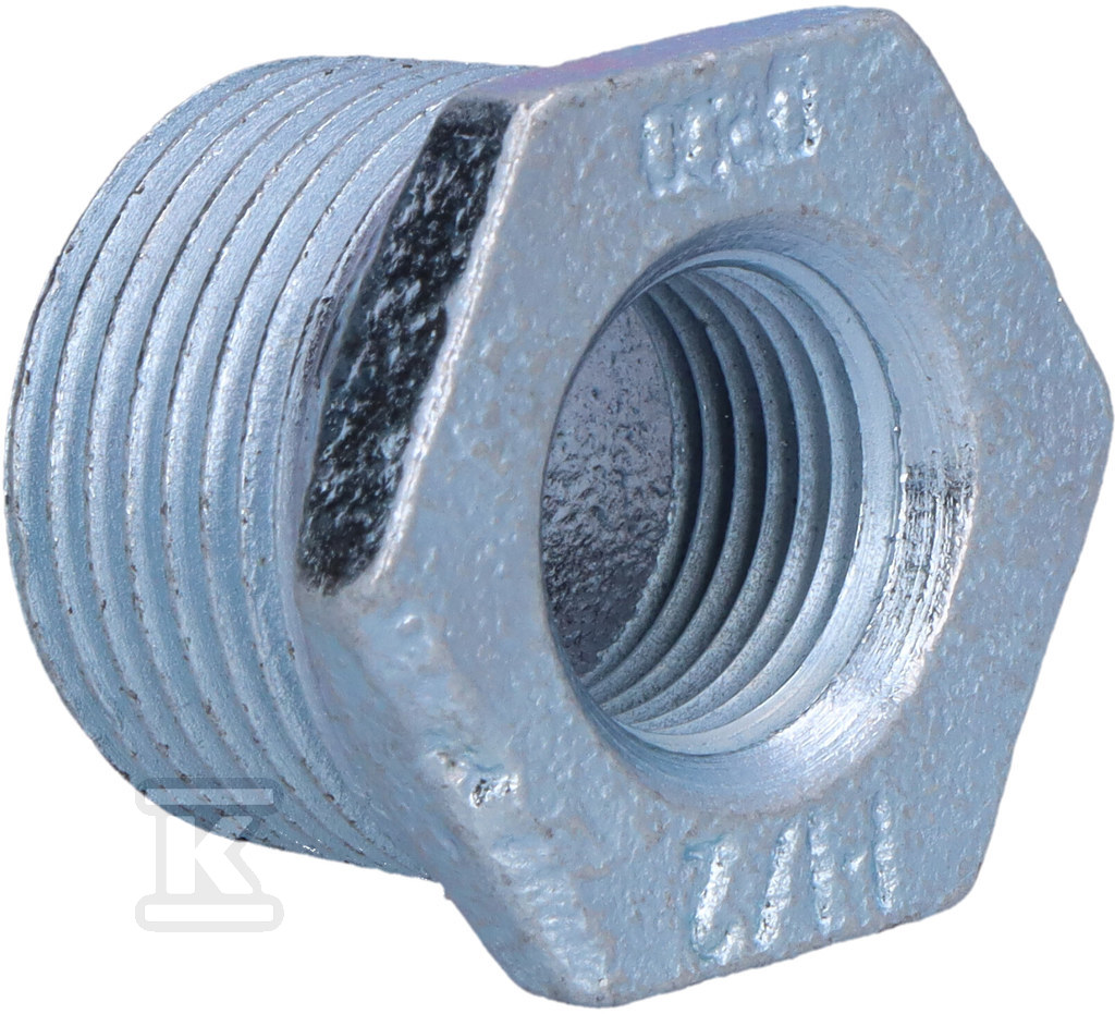 Гайка-гайка редукційна 1X1/2" цинк N4, - 241-25V