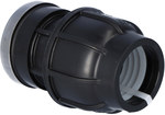 Racord de compresie PP 40x6/4" GW filet interior PN16, pentru tevi PE, negru